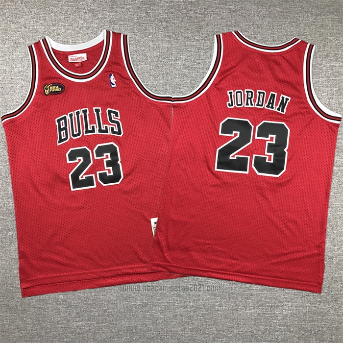 Camiseta Nino Chicago Bulls Michael Jordan #23 Mitchell & Ness 1997-98 NBA Finals Rojo